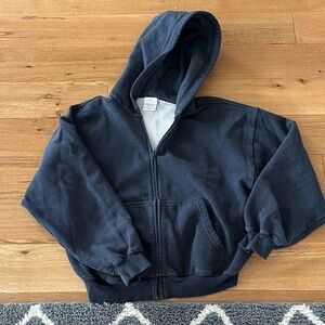 Aritzia Dark Gray Hooded Sweatshirt